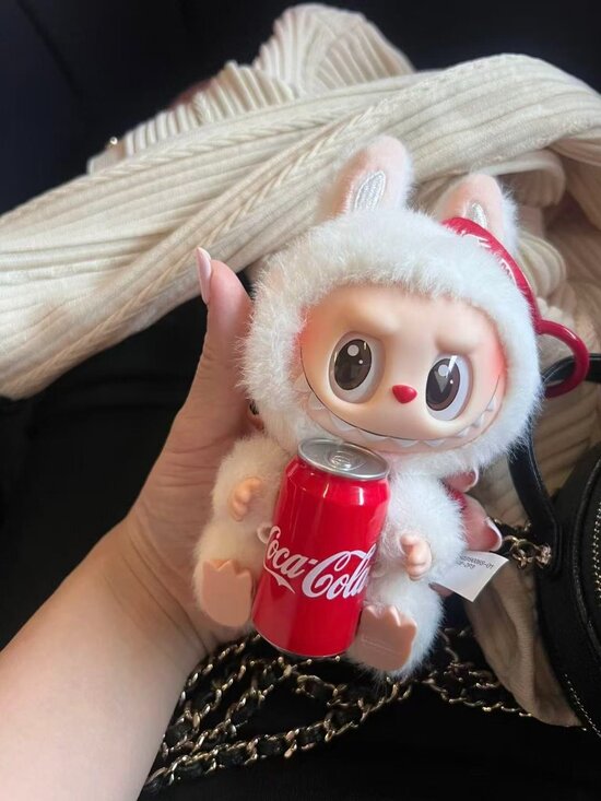 Popmart Labubu Blind box Coca Cola Happy Factor Plush 100  POP MART Labubu Coca Cola Happy Factor POPNOW CONFIRMED (Opened Bottom Only)